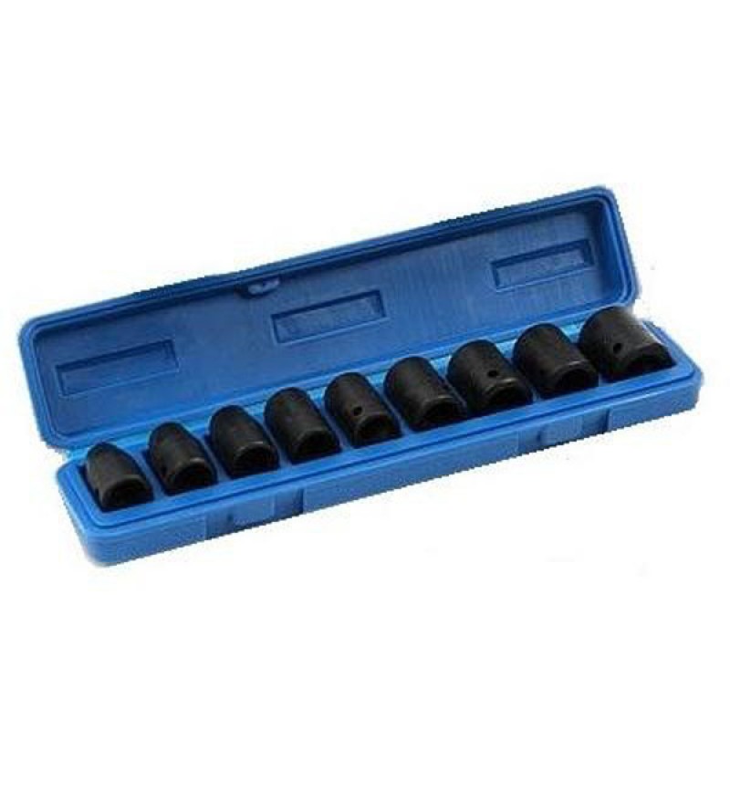 Jogo de soquetes impacto curto - 9peças. WAFT 6159