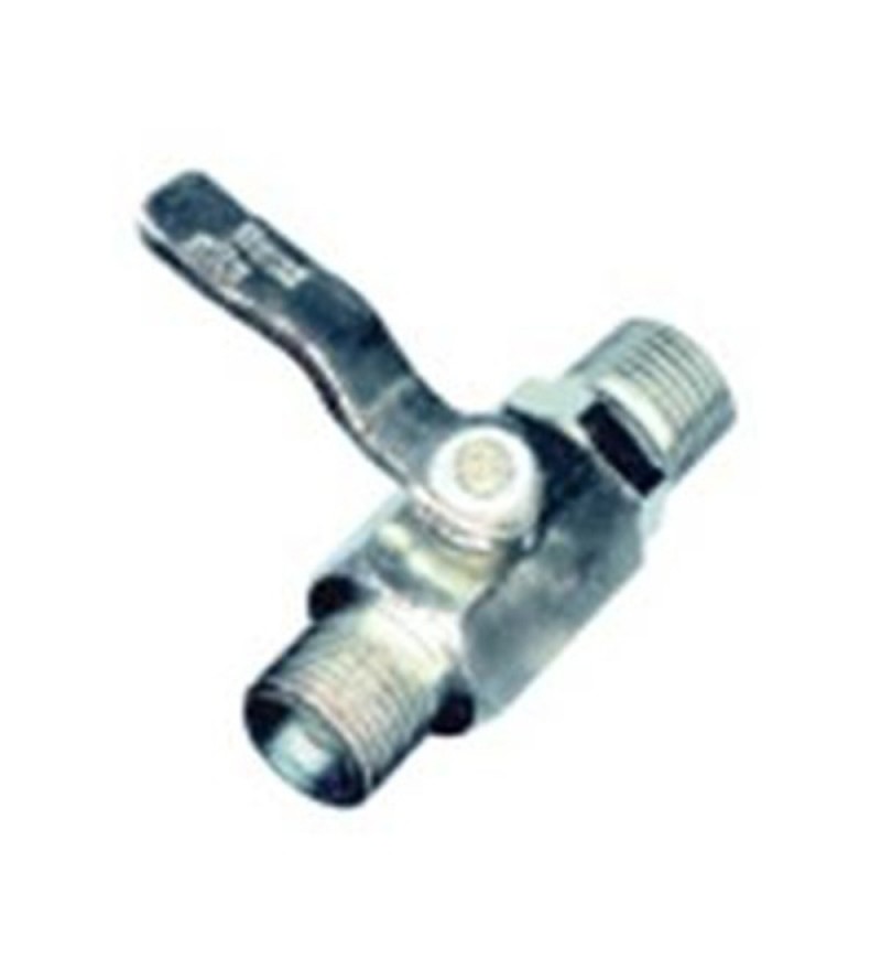 Válvula com esfera de fecho rápido rosca macho 3/8 NPT x 3/8 NPS LUBEFER LUB-41B