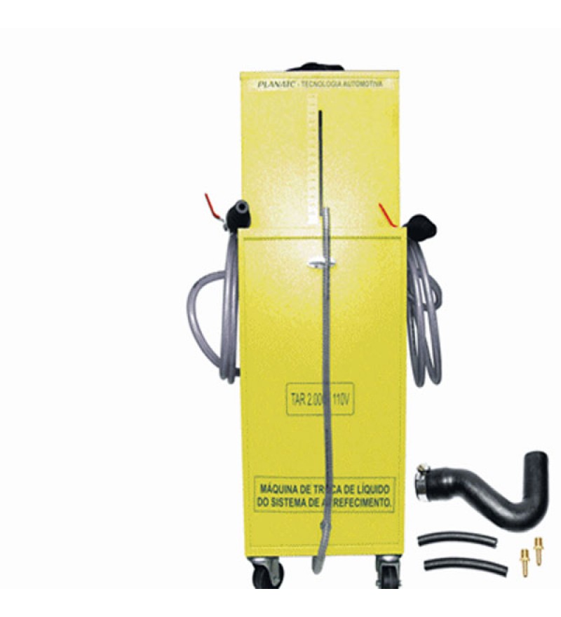 Equipamento elétrico para limpeza e troca do sistema de arrefecimento PLANATC TAR-3000
