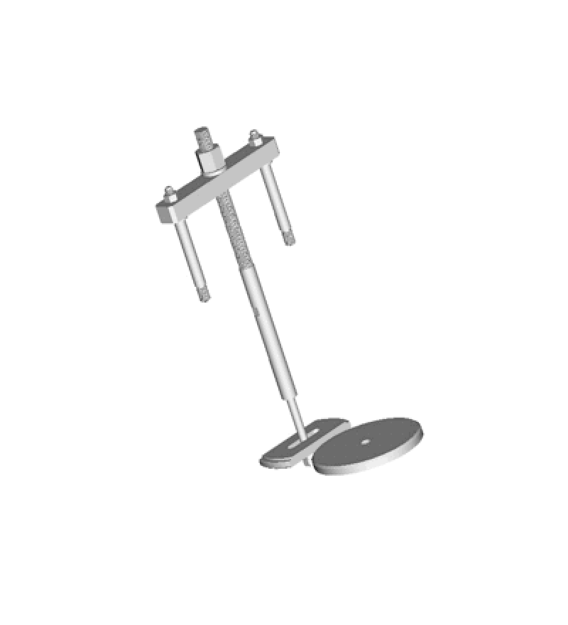Extrator e instalador da camisa do cilindro dos motores OM-447, 449 e 457. RAVEN 711004