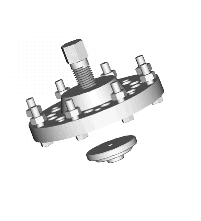 Extrator do flange de acoplamento das caixas de cambio G2/24, 3/36, 3/40, 3/60, e AK 6 80. RAVEN-712037