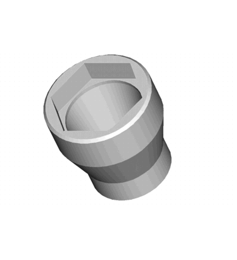 Chave sextavada de 55mm para a calota do cubo dianteiro de caminhões leves. RAVEN 713002