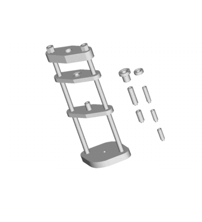 Conjunto para remoção do pino mestre (com 25 ou 30mm de diâmetro). RAVEN 713054
