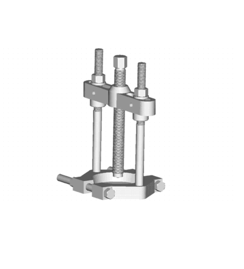 Extrator externo para os rolamentos da caixa de satélites Mercedes-Benz.  RAVEN 714066