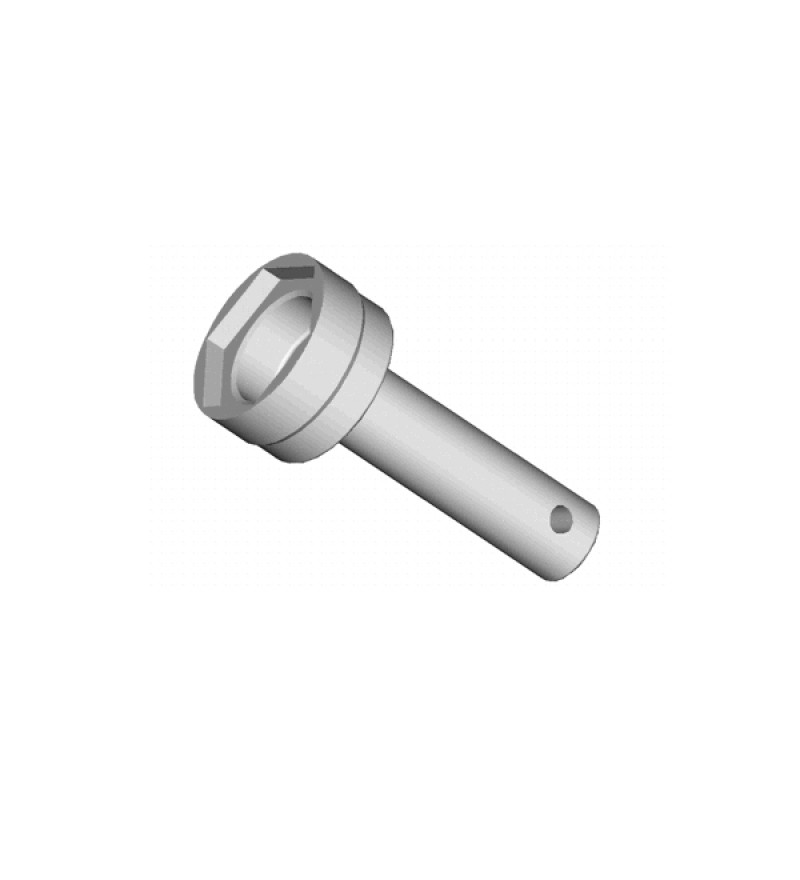 Chave sextavada de 106mm para a porca do cubo traseiro de caminhões e ônibus Volvo. RAVEN 734800