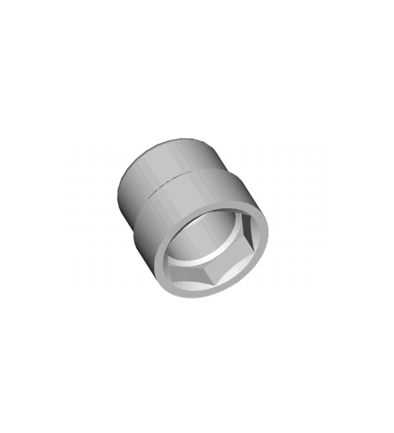 Chave sextavada de 57,5mm para a porca externa do cubo dianteiro de caminhões VW 11-130. RAVEN 753109