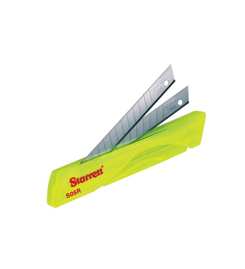 Cartela de lâmina para estilete 9,5 mm com 10 peças  STARRETT KS05R