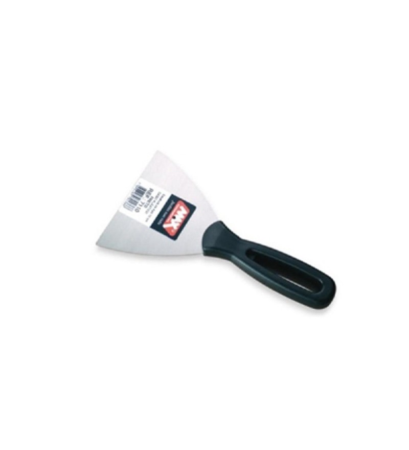 Espátula de aço temperado com cabo plástico 8cm  MAX 7108