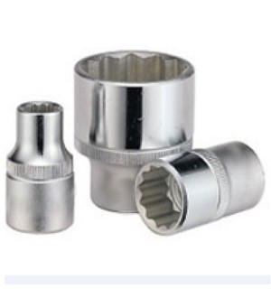 Soquete estriado 13mm com encaixe de 1/2 EDA