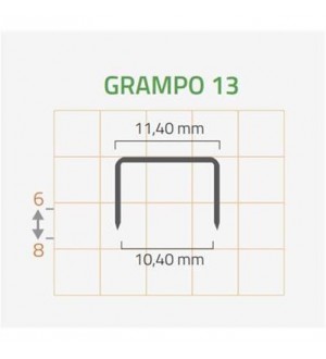 Grampeador Manual Speed Grampo 13 de 4 a 8mm R-23 Ultra